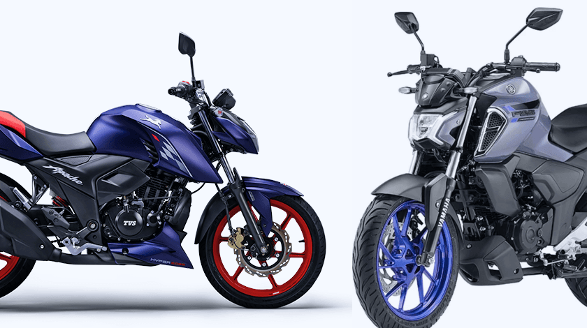 TVS Apache RTR 160 4V vs. Yamaha FZ-S Fi V3.0